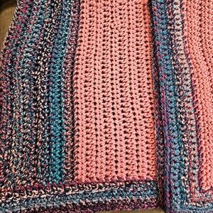 Multicolor Handmade Blanket Crochet